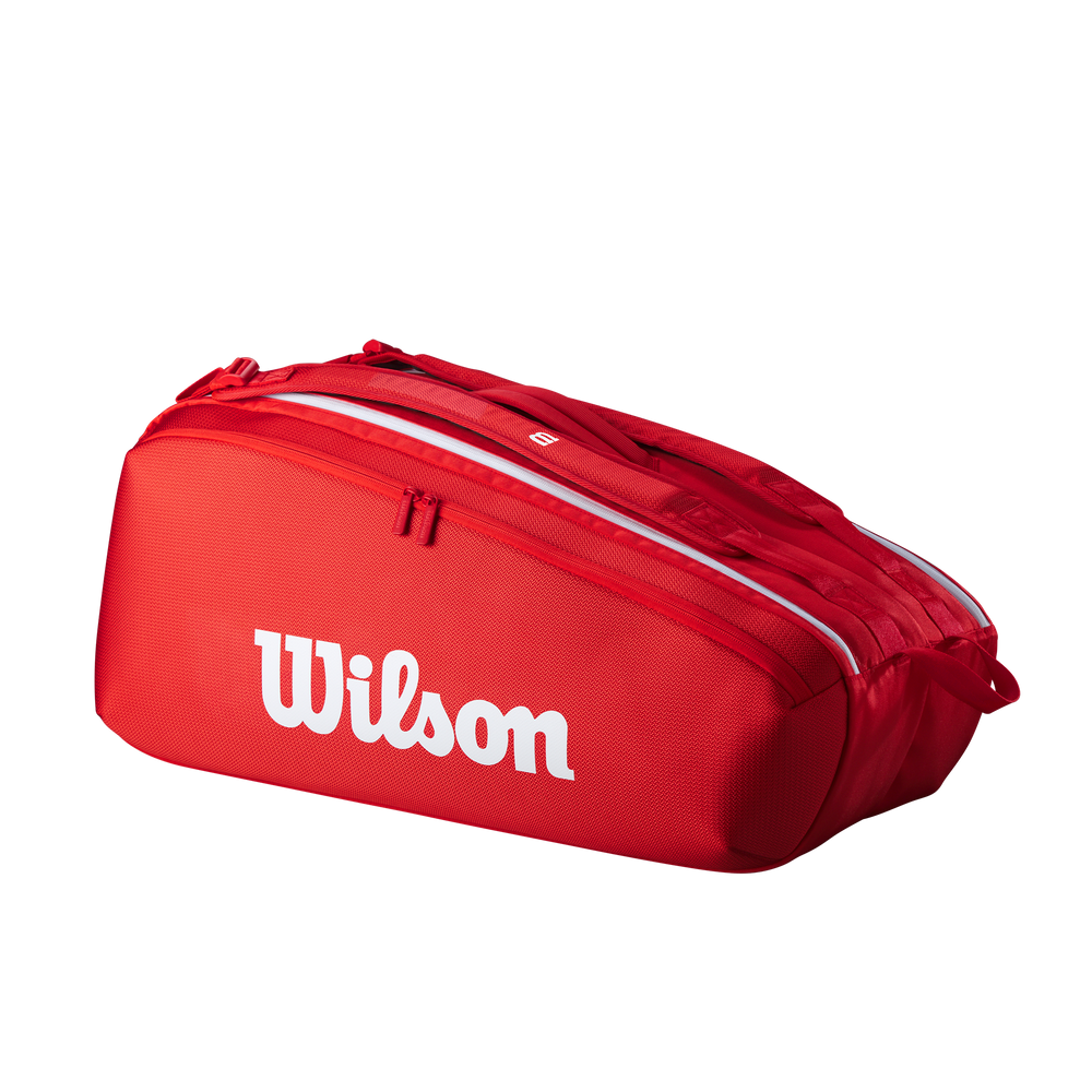 Wilson Super Tour Red 9 Pack Tennis Bag