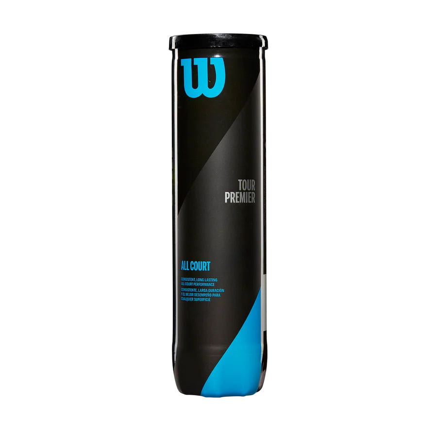 TOUR PREMIER ALL COURT 4-BALL CAN TENNIS BALLS - WilsonME