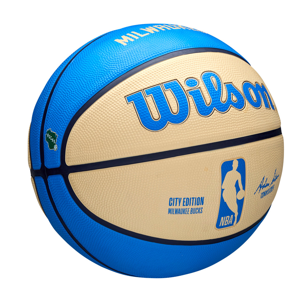 2024 NBA Team City Edition Basketball Milwaukee Bucks