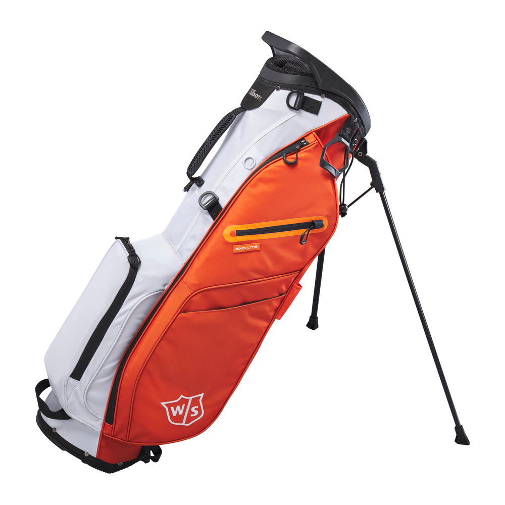 Wilson Staff Exo Lite Golf Stand Bag, Orange/White