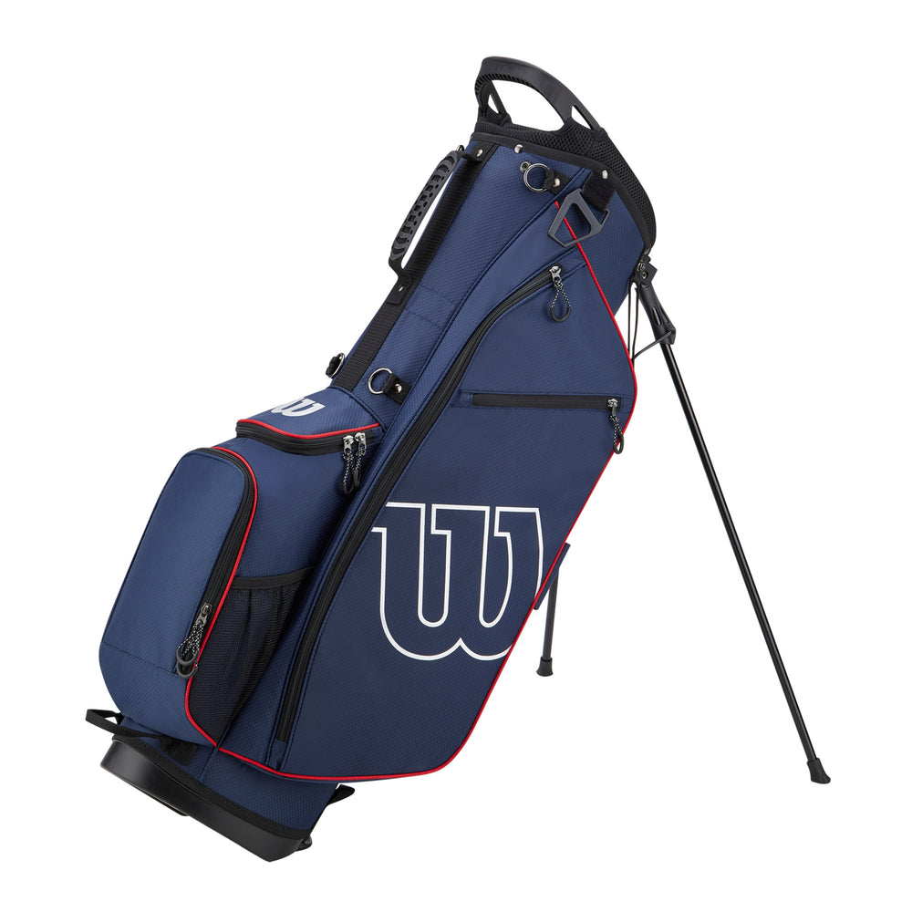 Wilson Pro Staff Golf Carry Bag, Navy/Red