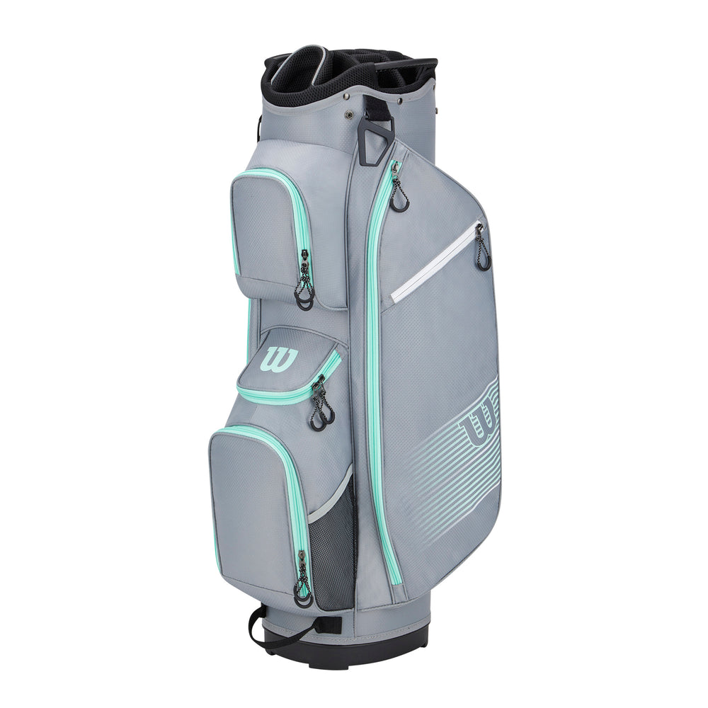 Wilson Prostaff Golf Bag Cart, Jade (Grey/White)