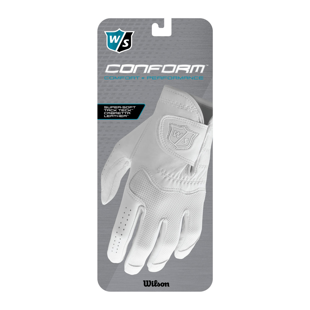 Wilson Staff Conform Golf Glove, Women, White