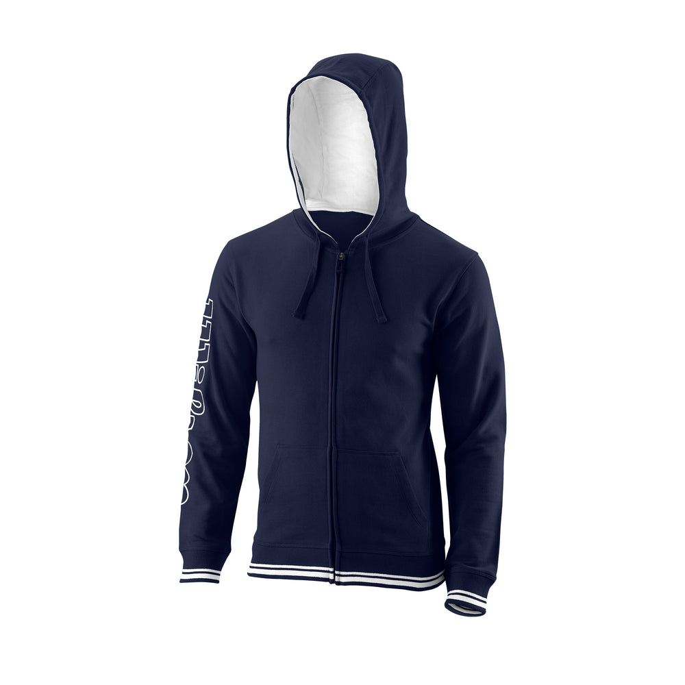 Wilson Team II FZ Men Tennis Hoody, Navy