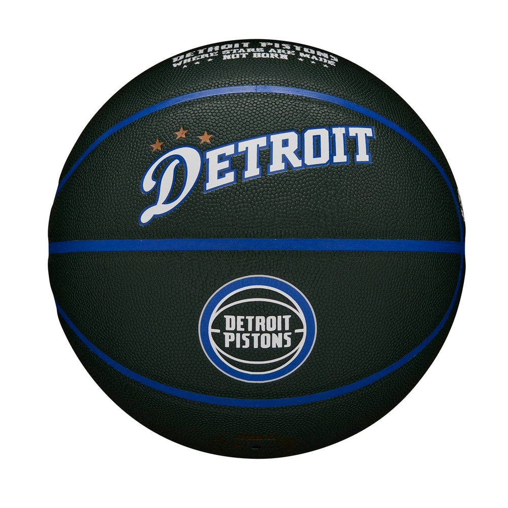 NBA TEAM CITY COLLECTOR BASKETBALL - DETROIT PISTONS - WilsonME