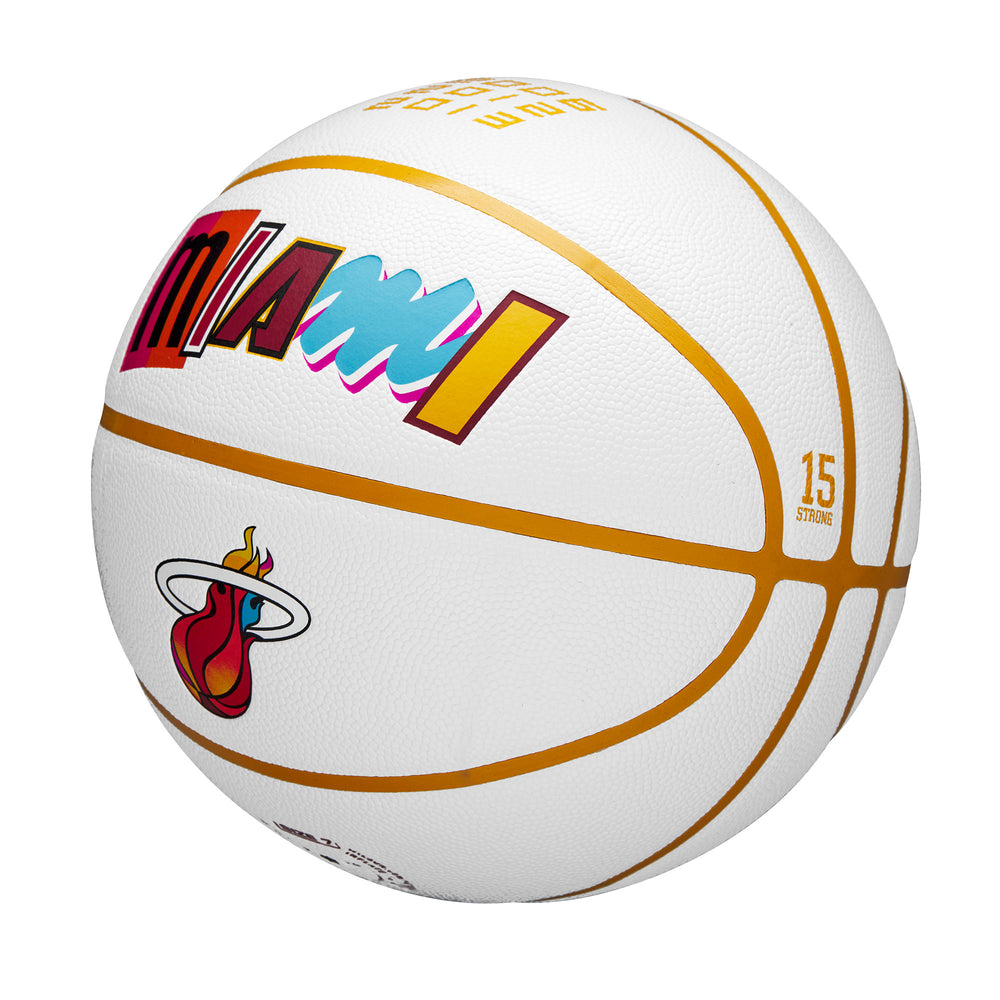 NBA TEAM CITY COLLECTOR BASKETBALL - MIAMI HEAT - WilsonME